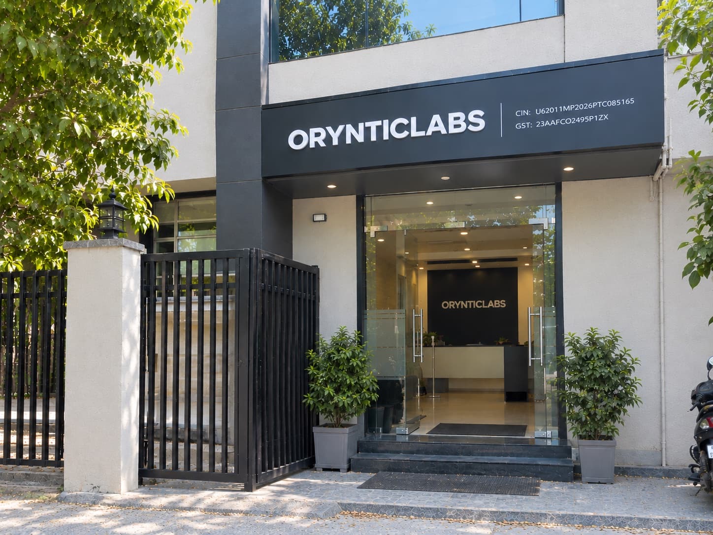 OrynticLabs office entrance